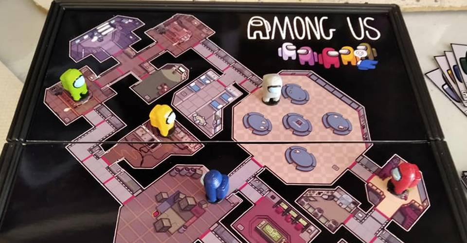 Among Us Fan Board Game Brings The Skeld Map To Tabletop Among Us Fan Board Game Brings The Skeld Map To Tabletop